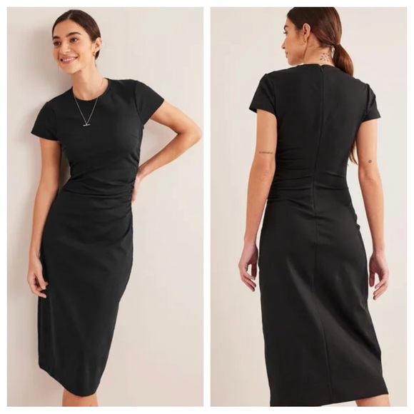 Boden Dresses & Skirts - Boden Side Ruched Jersey Midi Dress | US 14 NWT